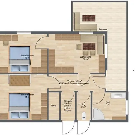 דירה Friedheim, Haus *